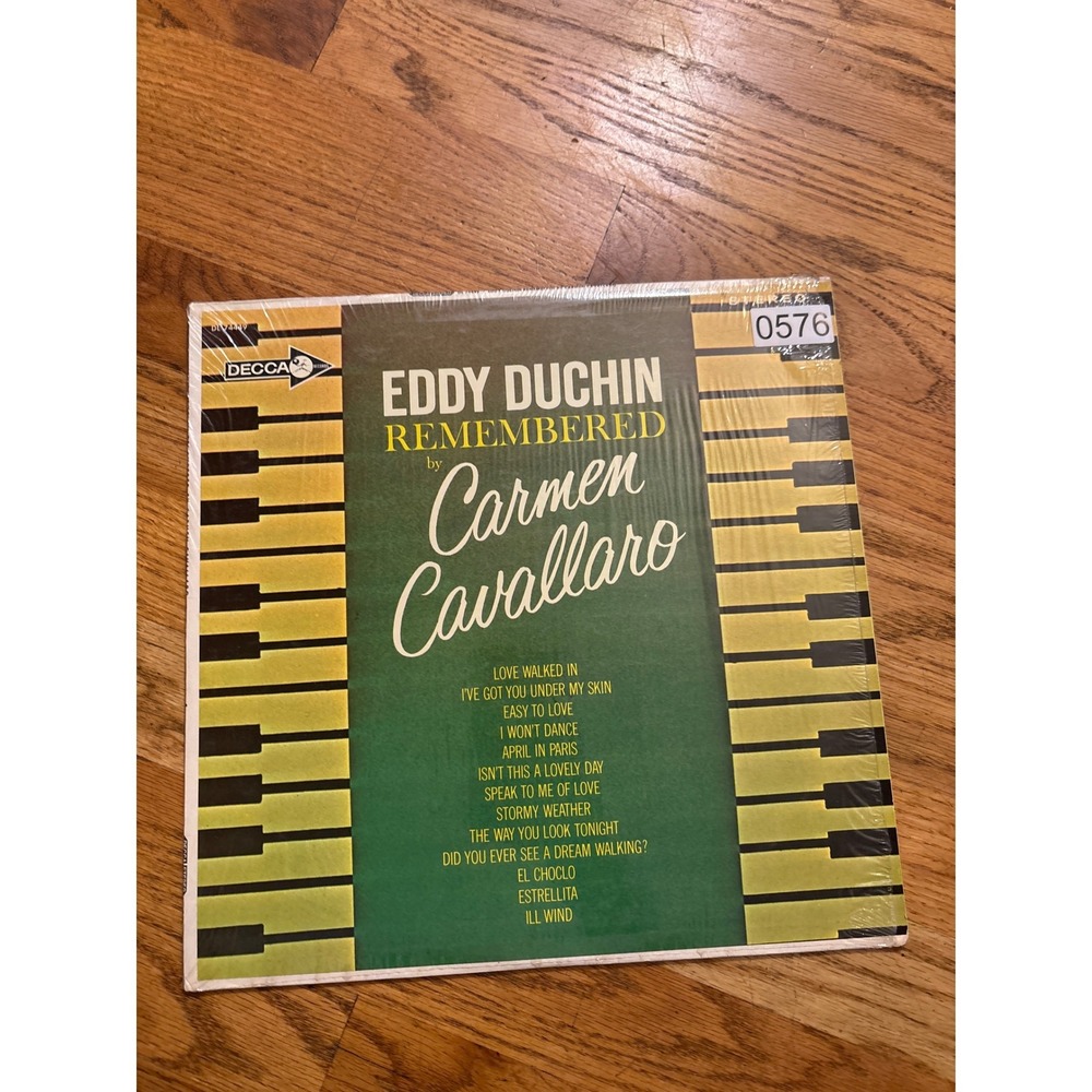 Decca Eddy Duchin Remembered Carmen Cavallaro  LP Stereo DL 74449